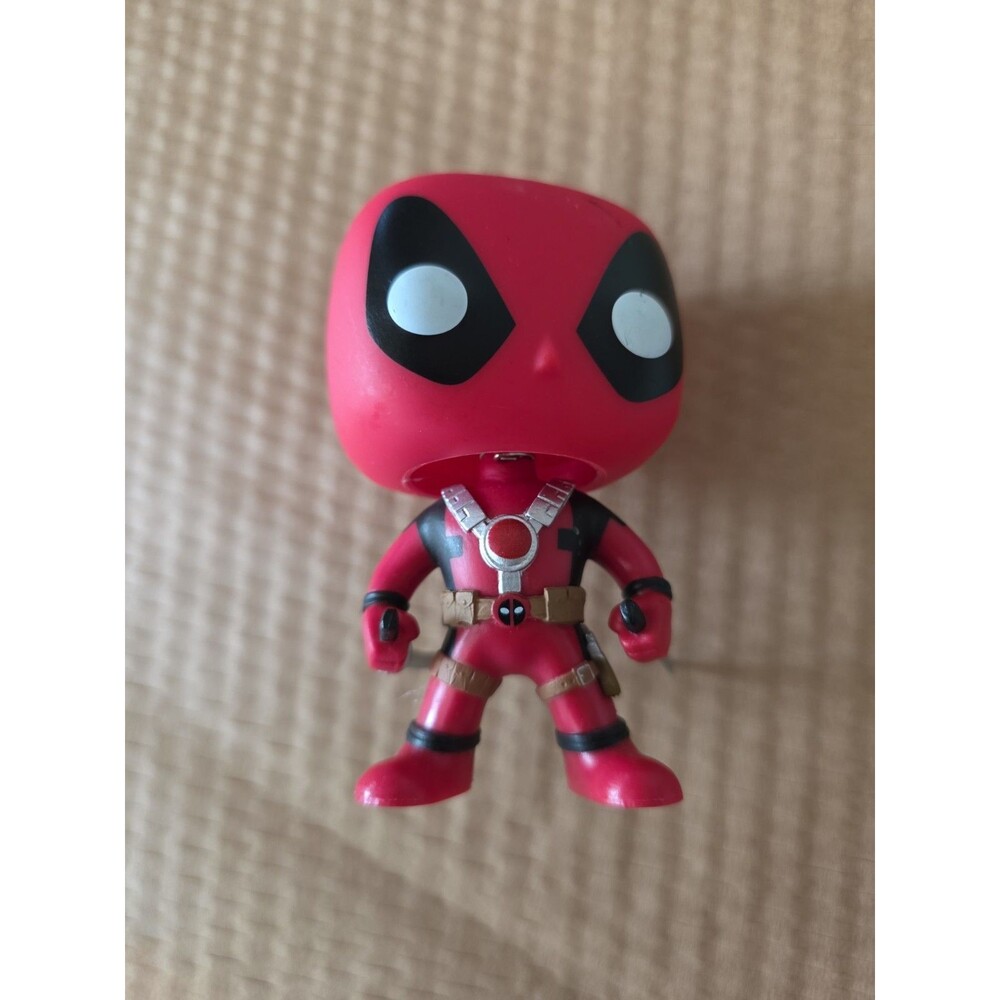 Funko Pop Marvel Comic 4 Inch Deadpool Bobble Head Loose Figure No Box